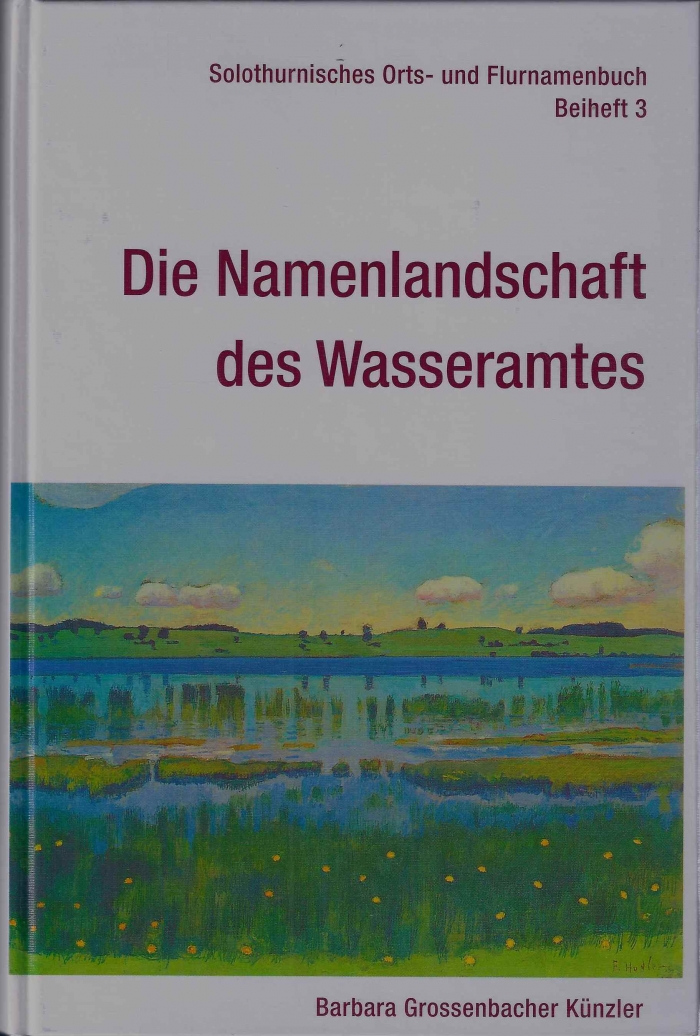 <p>Solothurner Orts und Flurnamenbuch Beiheft 3 , Die Namenlandschaft des Wasseramtes , Buch Top Zustand</p>